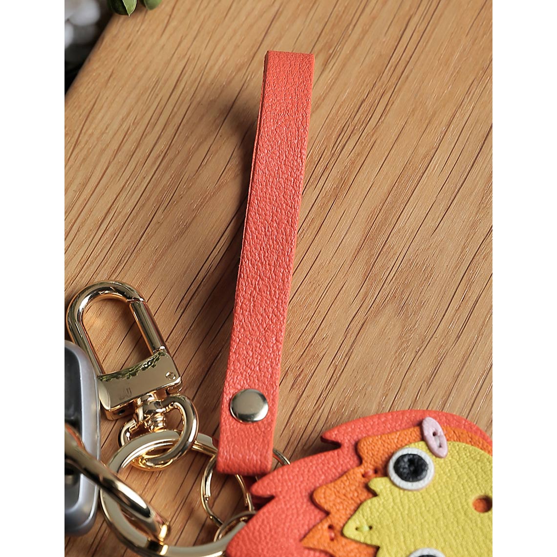 Anime Figure Calcifer Leather Charm DIY Kits | Gift for Anime