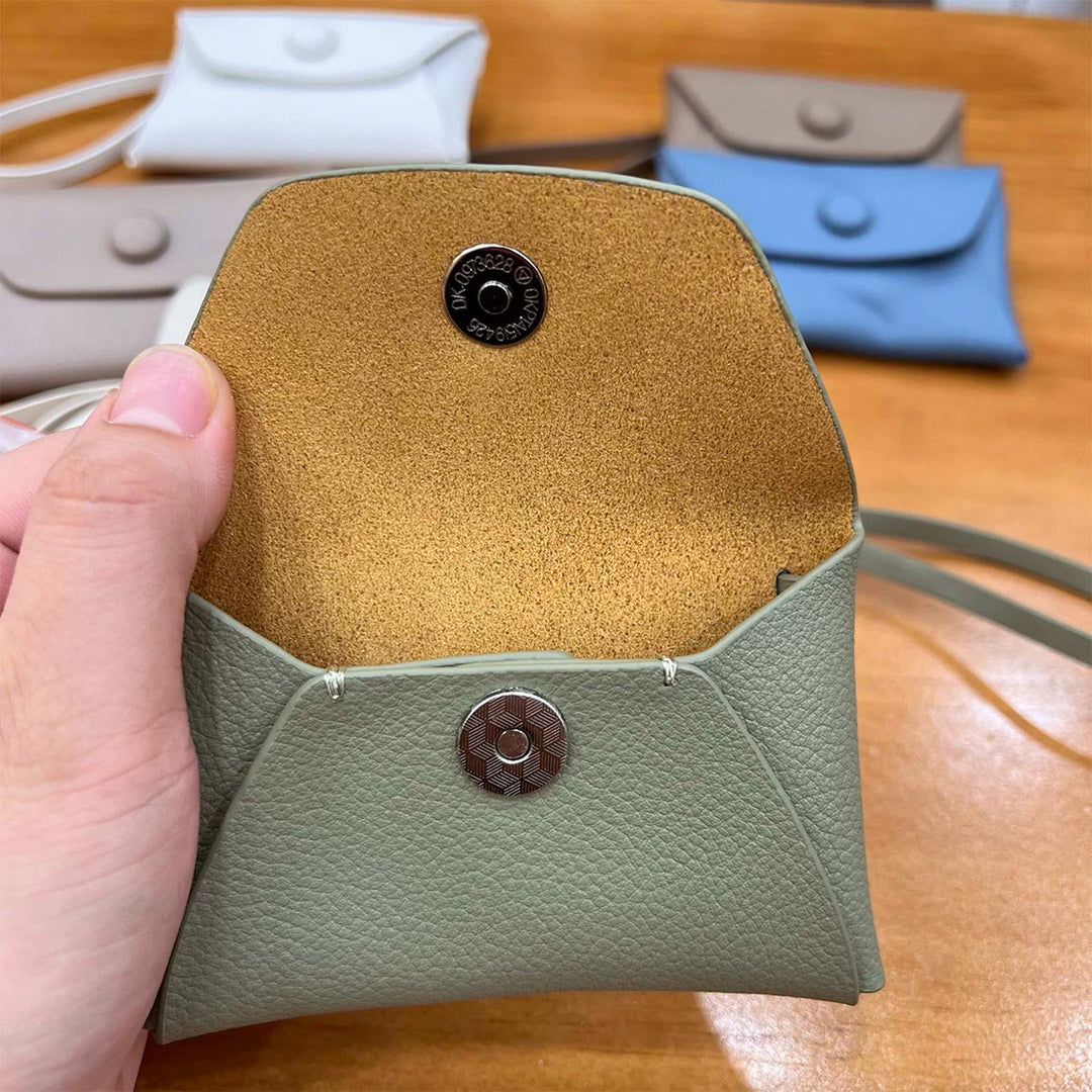 Leather Wrist Change Purse
