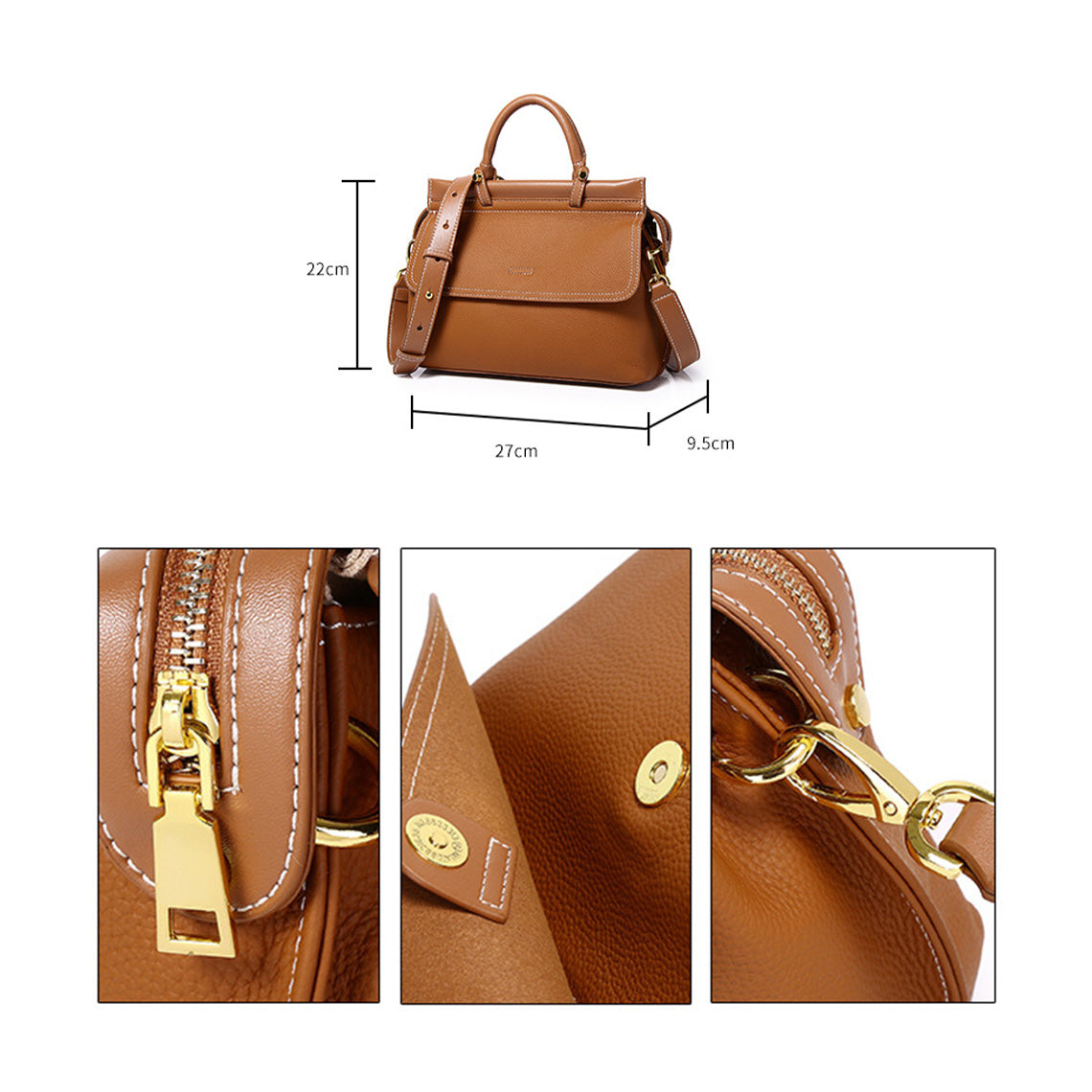 Real Leather Bag Handbag for Women