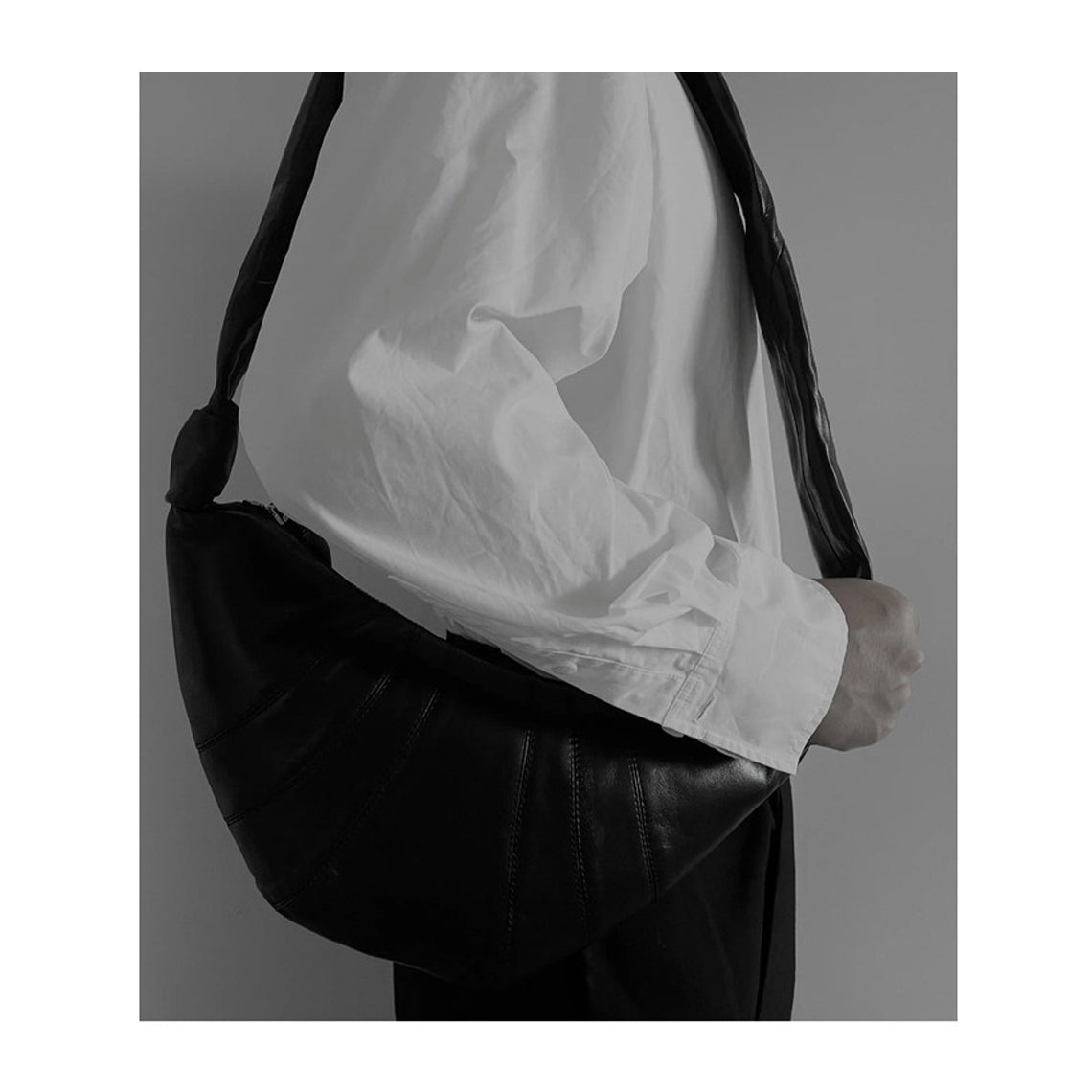 Small Inspired Croissant Shoulder Bag Classic Design Bag