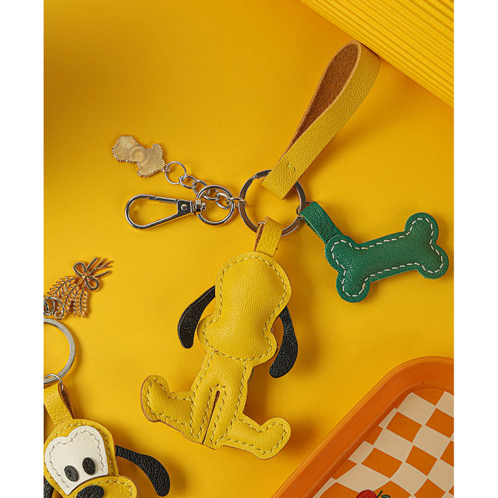 DIY leather keychain | Dog keychains