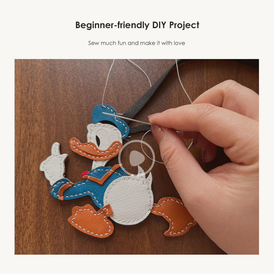 POPSEWING® Leather Sailor Duck Keychain DIY Kit