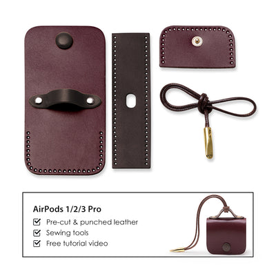 Mini Bag Leather Patterns | AirPods 3 Leather Holder - POPSEWING®