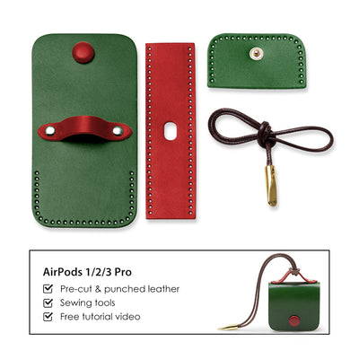 Mini Bag Leather Patterns | AirPods 2 Leather Holder - POPSEWING®