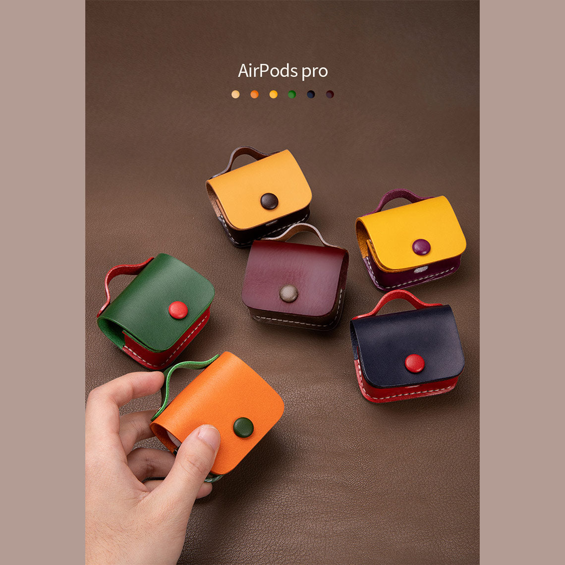Leather Earbuds Holder | Cute Mini Bag Design - POPSEWING®
