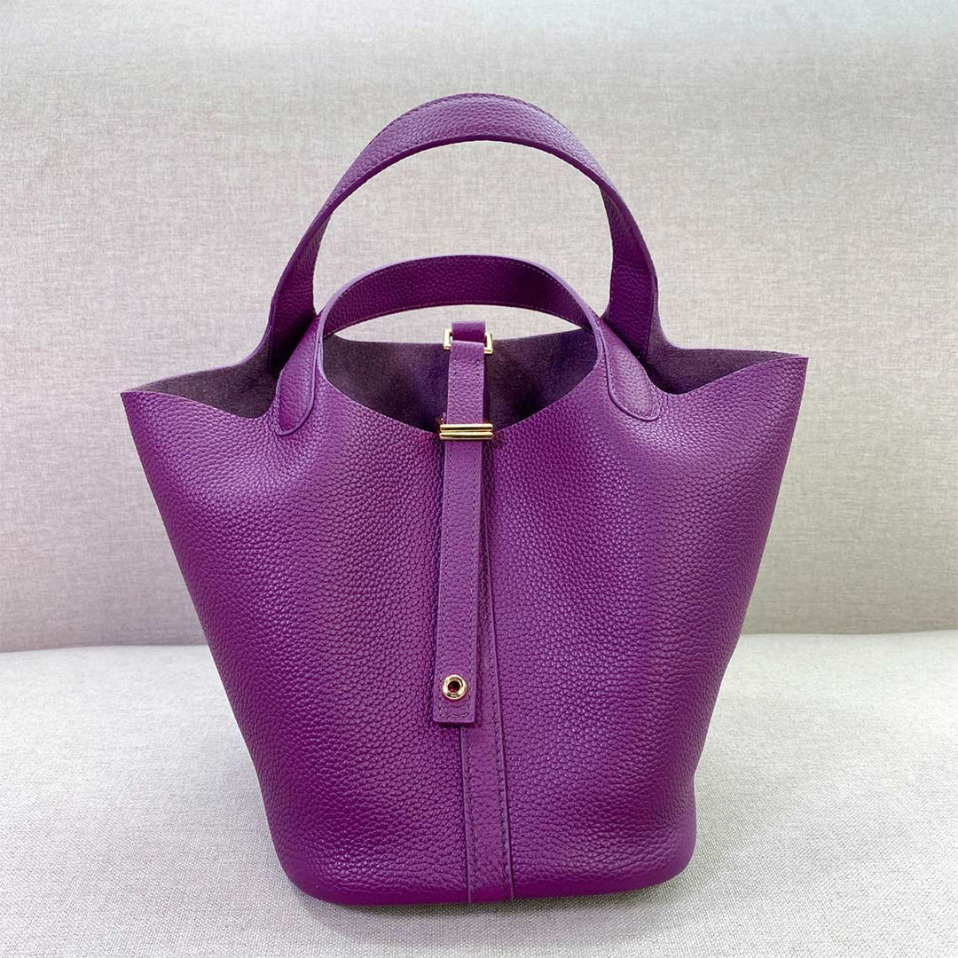 Purple Leather Bag Handbag | Women Leather Bag for Everyday