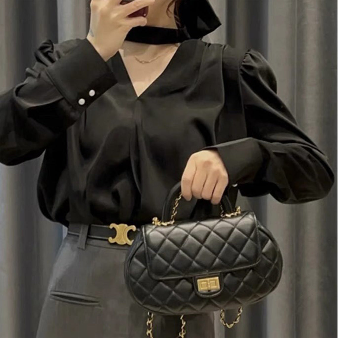 Sheep Leather Inspired Cute Flap Handbag