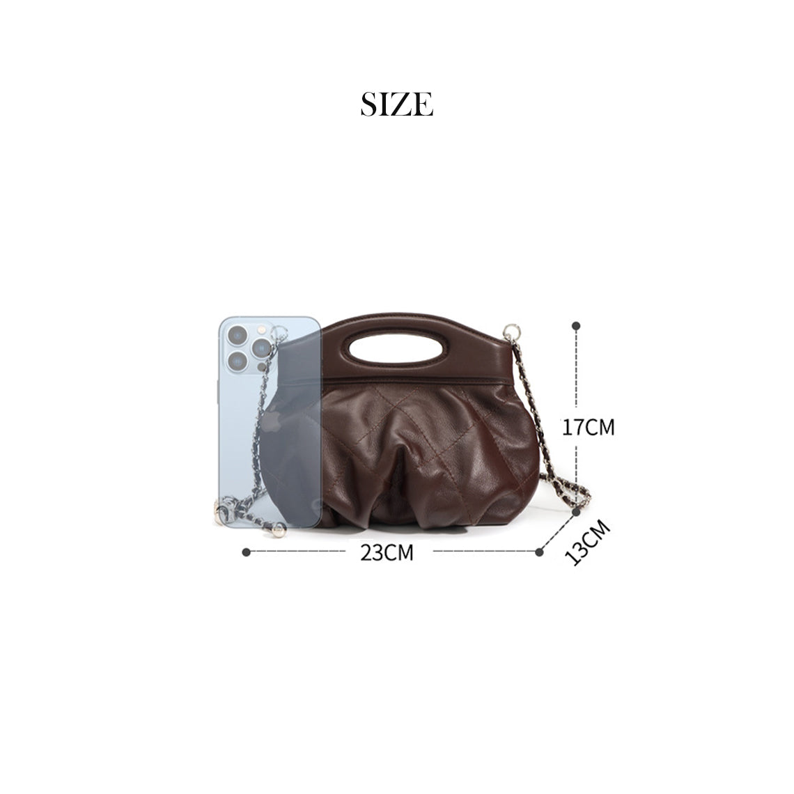 Leather Mini Pocket Handbag