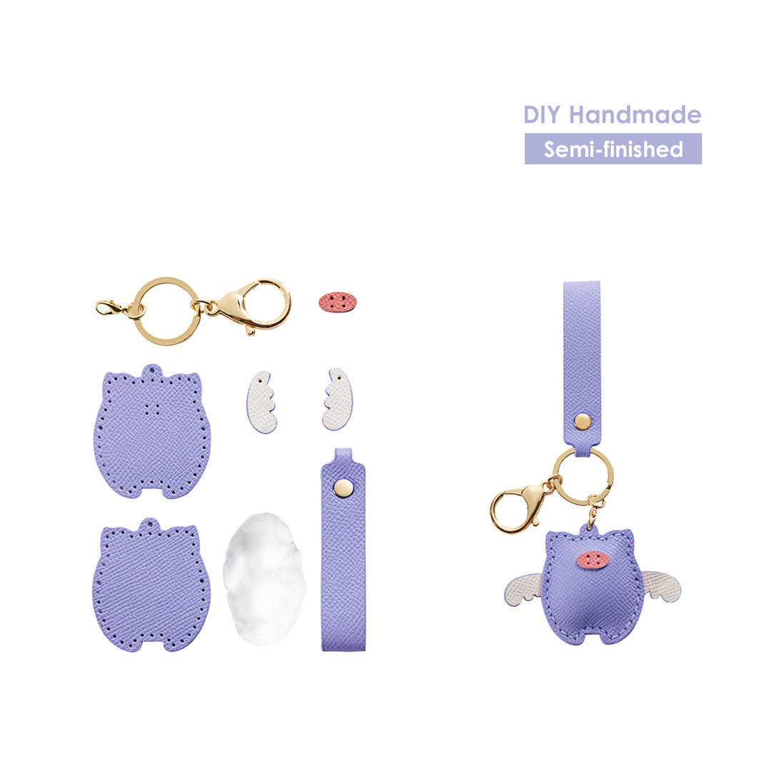 POPSEWING® Leather Flying Pig Keychain DIY Kit