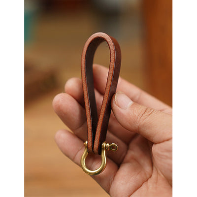 POPSEWING® Vegetable Tanned Leather Heavy Duty Keyring