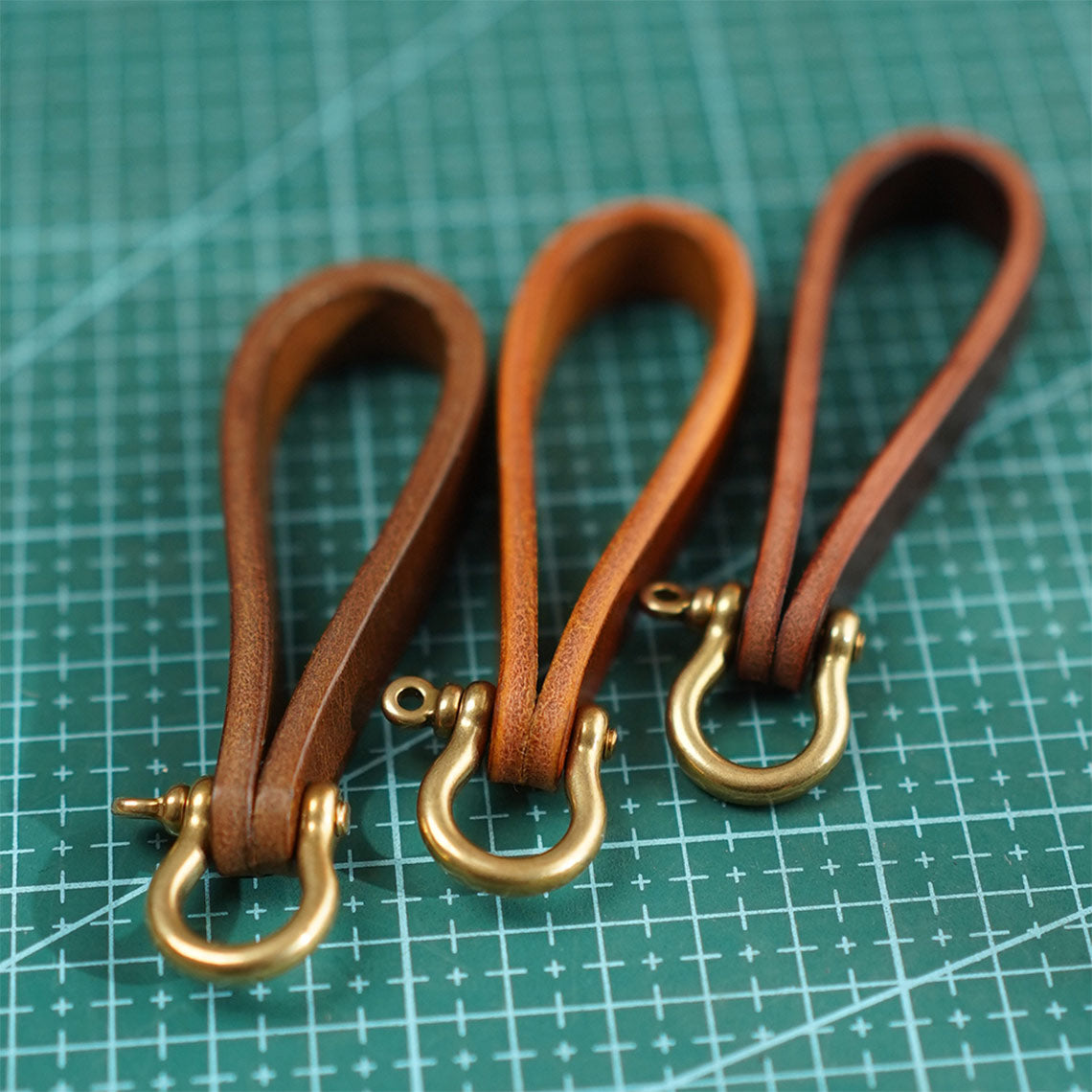 POPSEWING® Vegetable Tanned Leather Heavy Duty Keyring