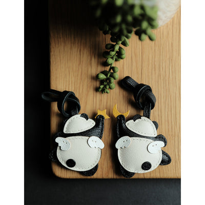 Kawaii Panda Charm DIY Leather Kits | Make A Cute Leather Charm - POPSEWING®