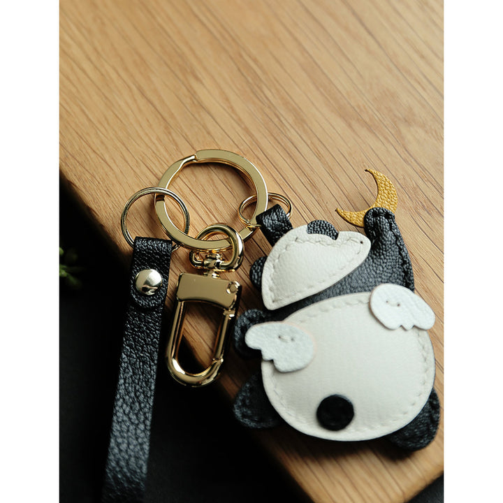 Adorable Leather Panda Keychain | DIY Keychain Kit - POPSEWING®