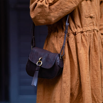 Small Leather Bag for Women | Genuine Leather Shoulder Bag - POPSEWING®