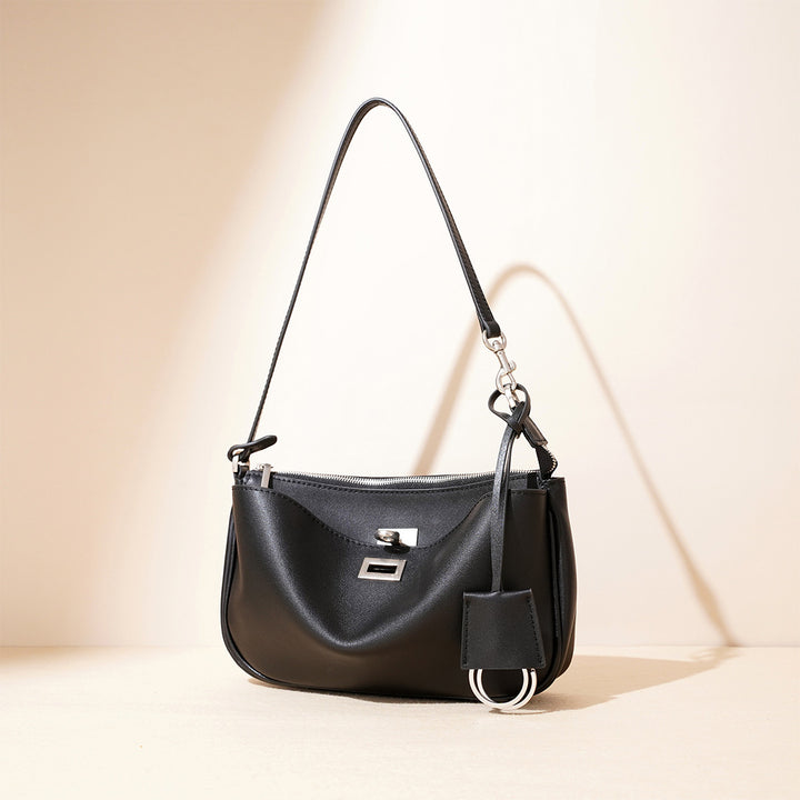 Top Grain Leather Inspired Rode Shoulder Bag