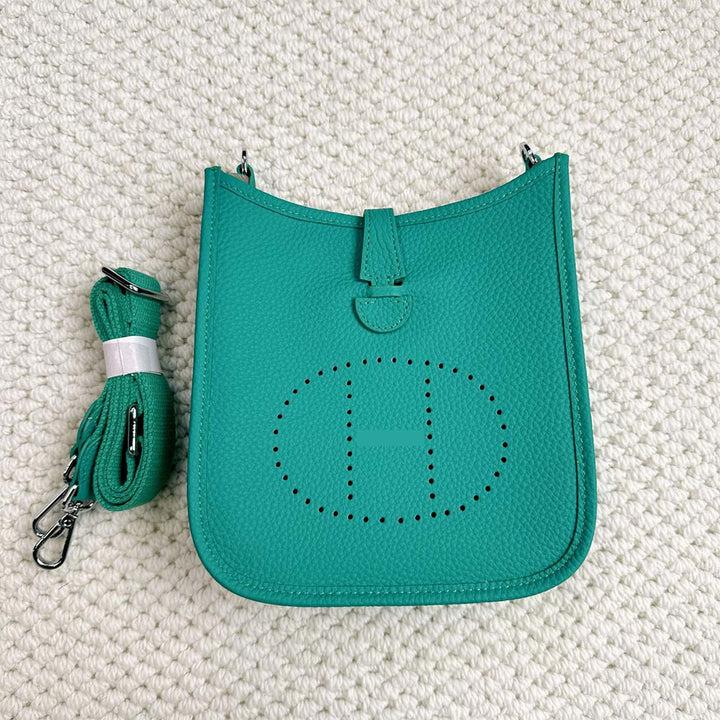 Top Grain Leather Inspired Evelyne Crossbody Bag