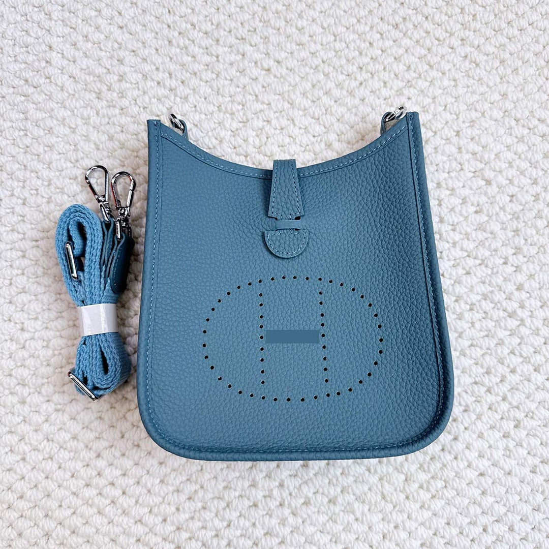 Top Grain Leather Inspired Evelyne Crossbody Bag