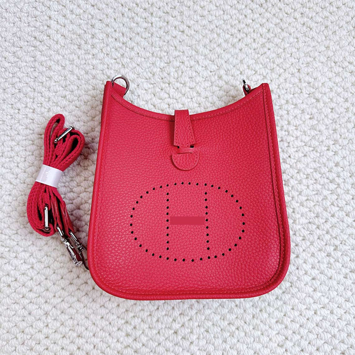 Top Grain Leather Inspired Evelyne Crossbody Bag