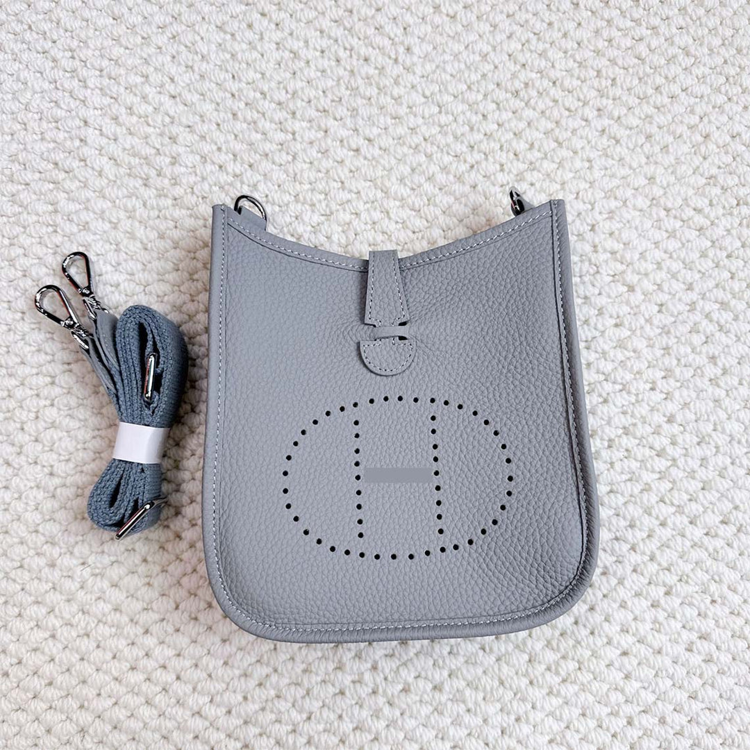 Top Grain Leather Inspired Evelyne Crossbody Bag