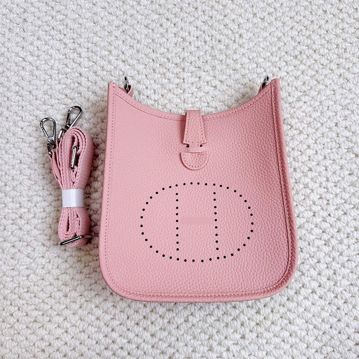 Top Grain Leather Inspired Evelyne Crossbody Bag