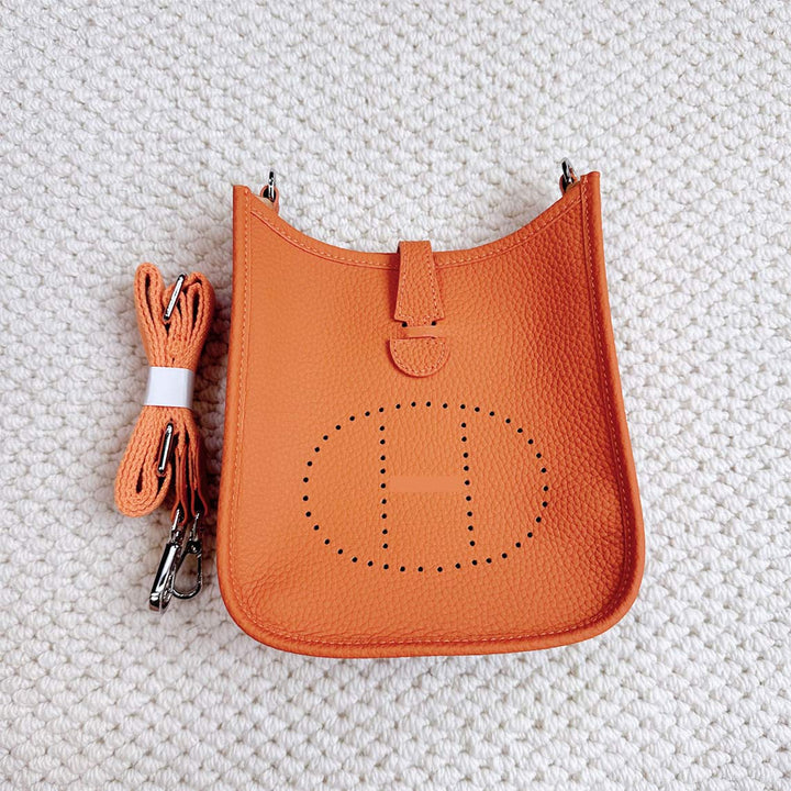 Top Grain Leather Inspired Evelyne Crossbody Bag