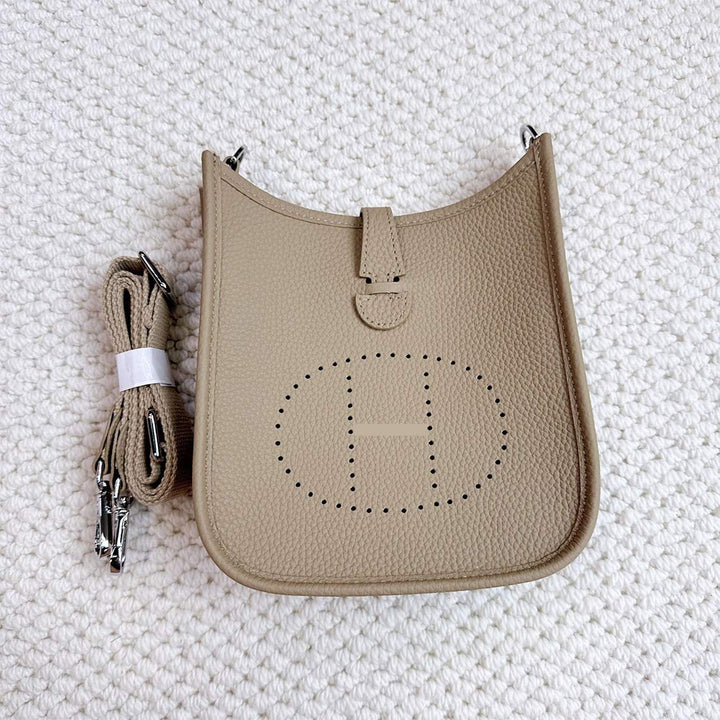 Top Grain Leather Inspired Evelyne Crossbody Bag