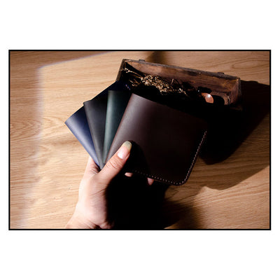Crazy Horse Leather Wallets | Bifold Wallet for Men - POPSEWING®