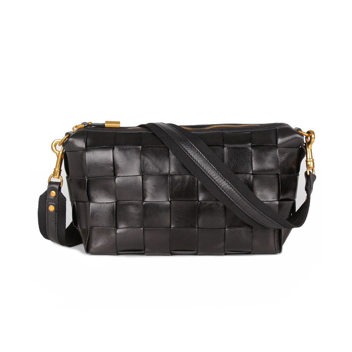 Vegetable Tanned Leather Classic Woven Bag