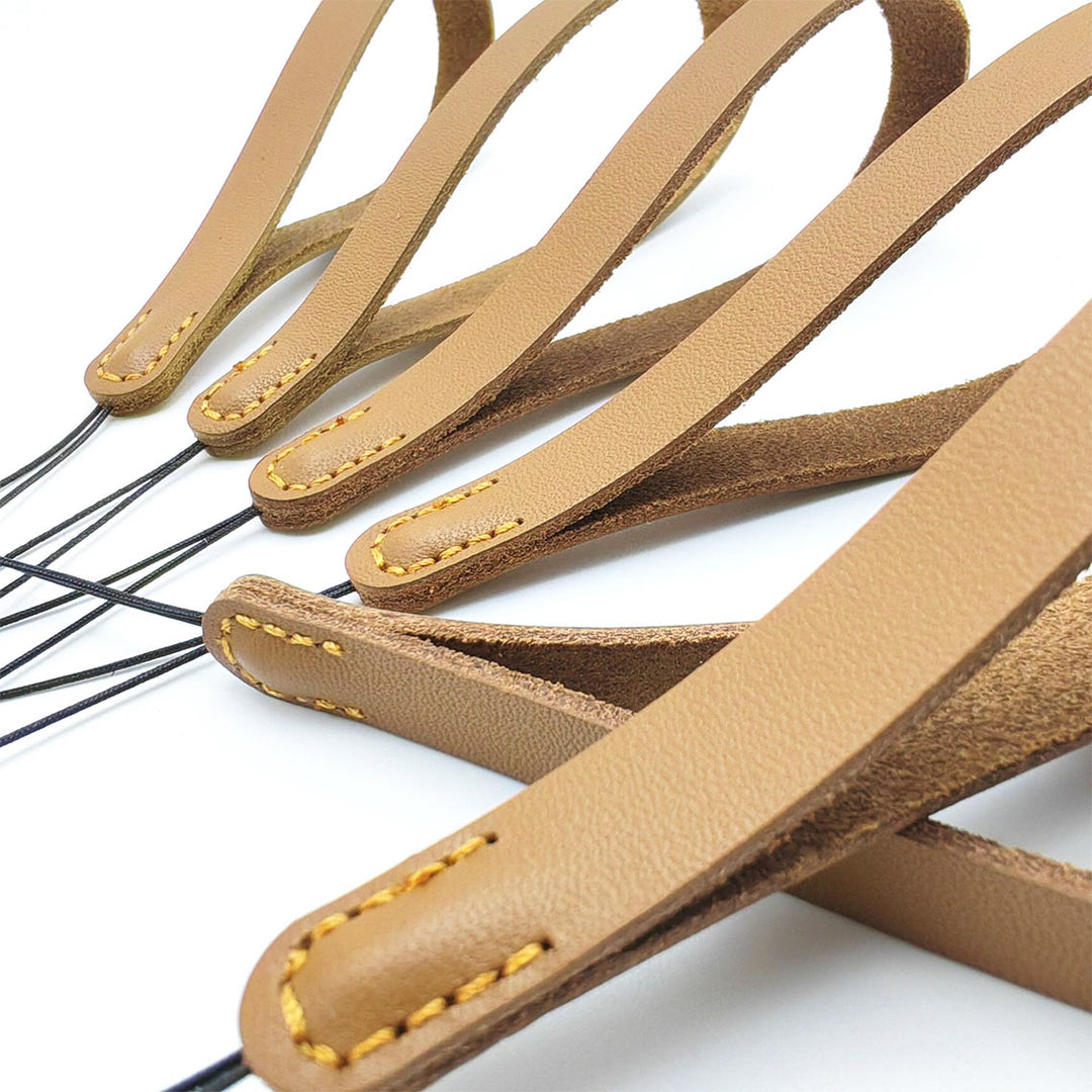 Vegetable Tanned Leather Wrist Lanyard
