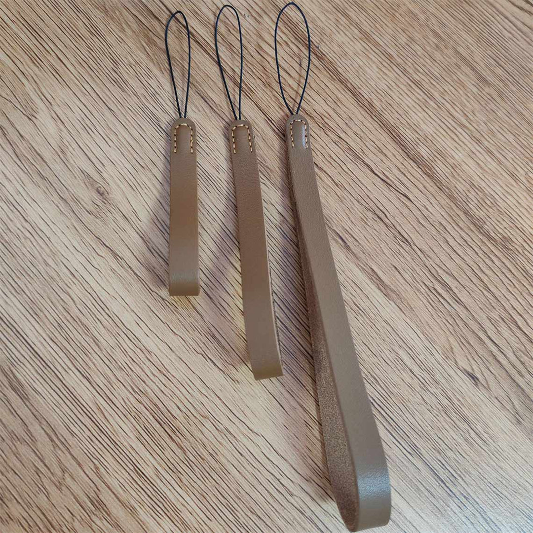 Vegetable Tanned Leather Wrist Lanyard