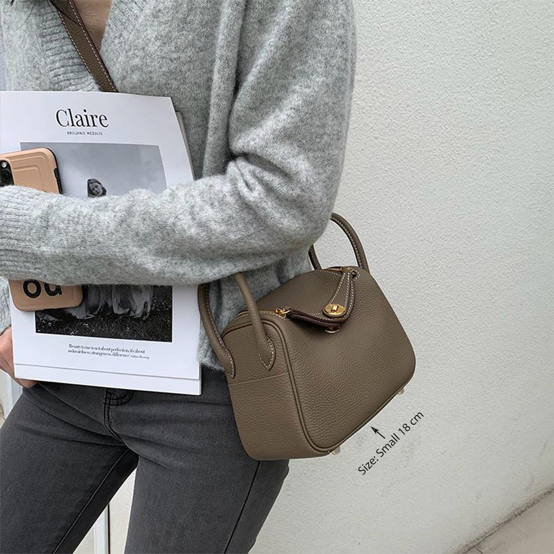 Small Leather Handbag & Purse | Designer Leather Bag - POPSEWING