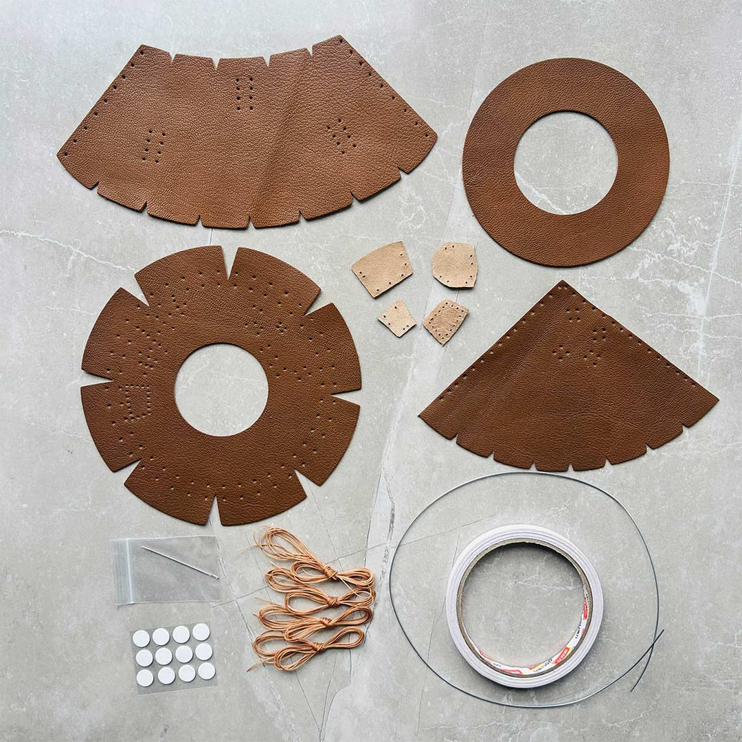 DIY leather kit | Semi-finished leather kit to make your own crafts