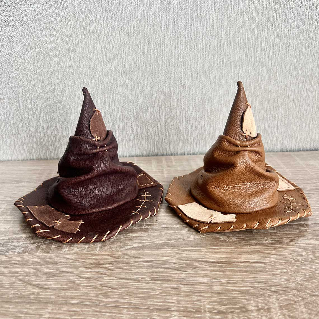 Leather making kit for beginners | Fun leather accessories wizard hat