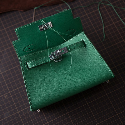 POPSEWING® Top Grain Leather Inspired Sellier Kylie Bag DIY Kit