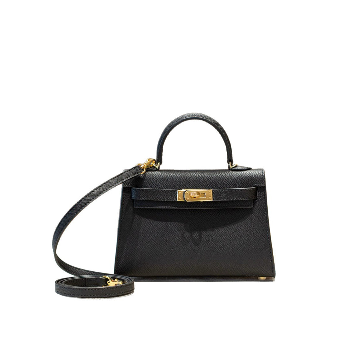 Epsom Leather Inspired Mini Kelli 19 Bag | Designer Handbag