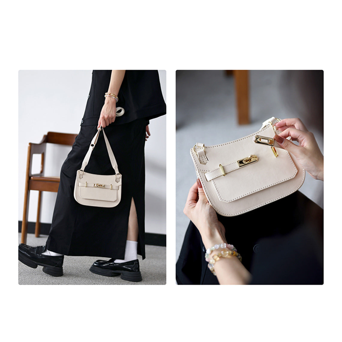 DIY Bag Mini Jypsiere Shoulder Bag White for Women - POPSEWING®