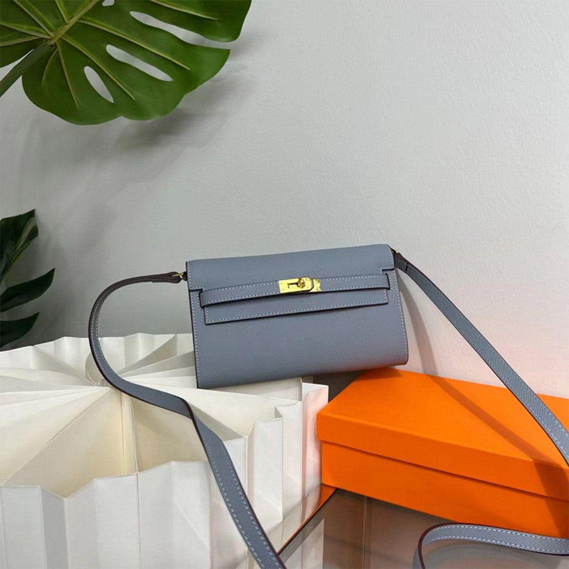 Leather Inspired Kelly Long Wallet | Designer Wallet & Purse