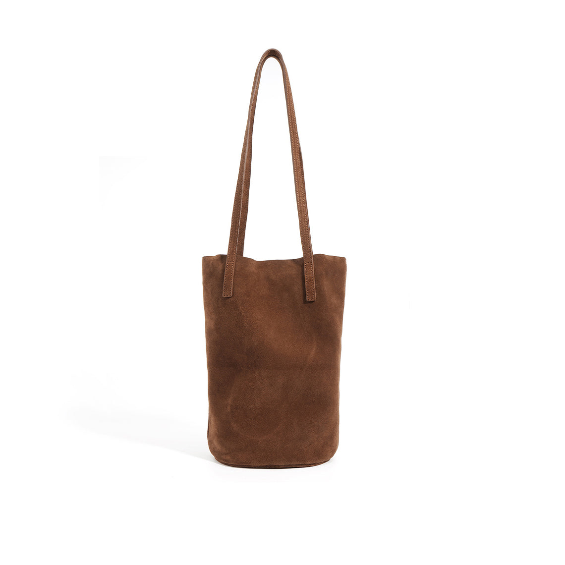 Nubuck Leather Slim Shoulder Bag