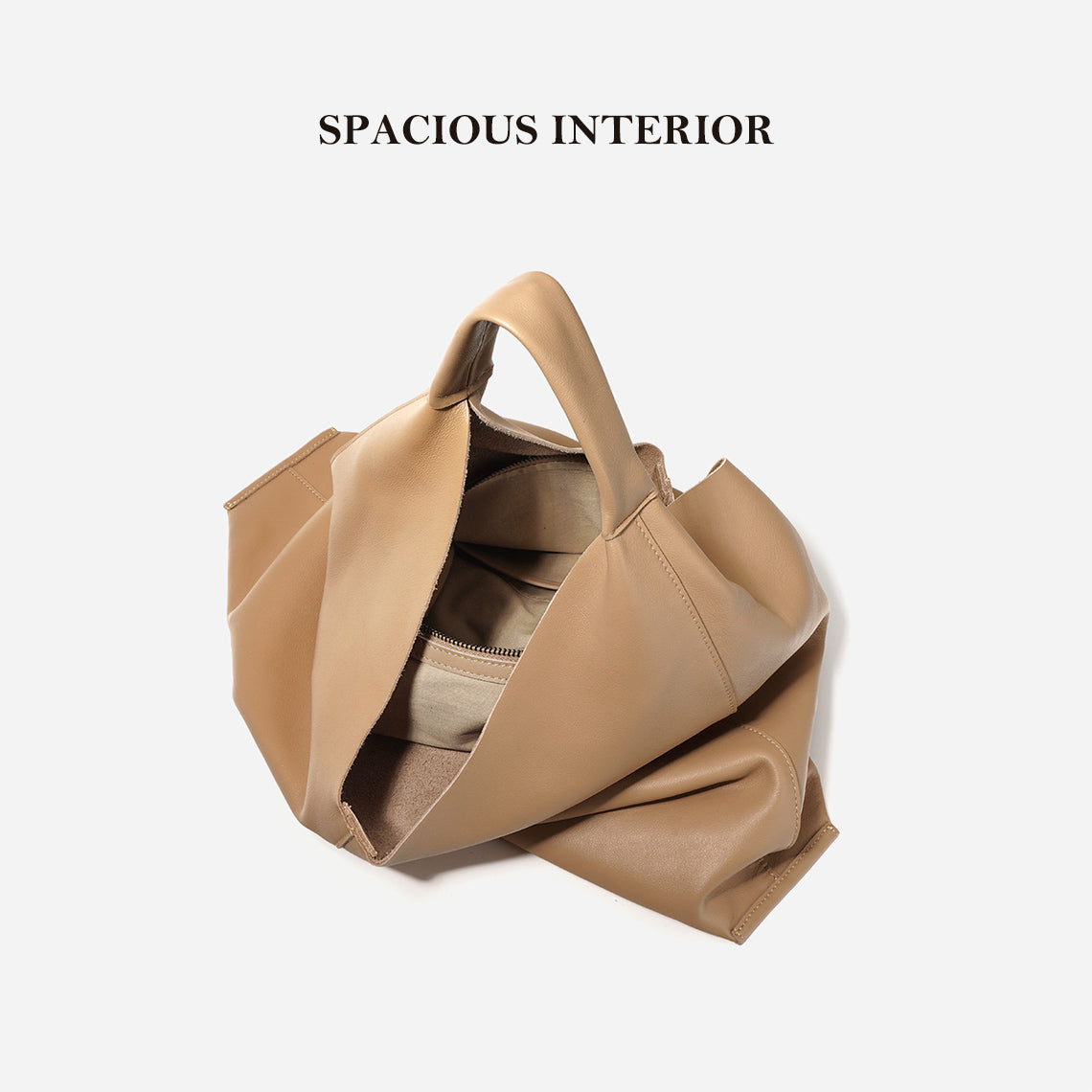 Genuine Leather Oversize Tote Bag