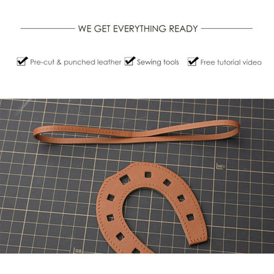 DIY Leather Bag Charm Making Kit | Make Your Own Luxury Hermes Charm - POPSEWING®