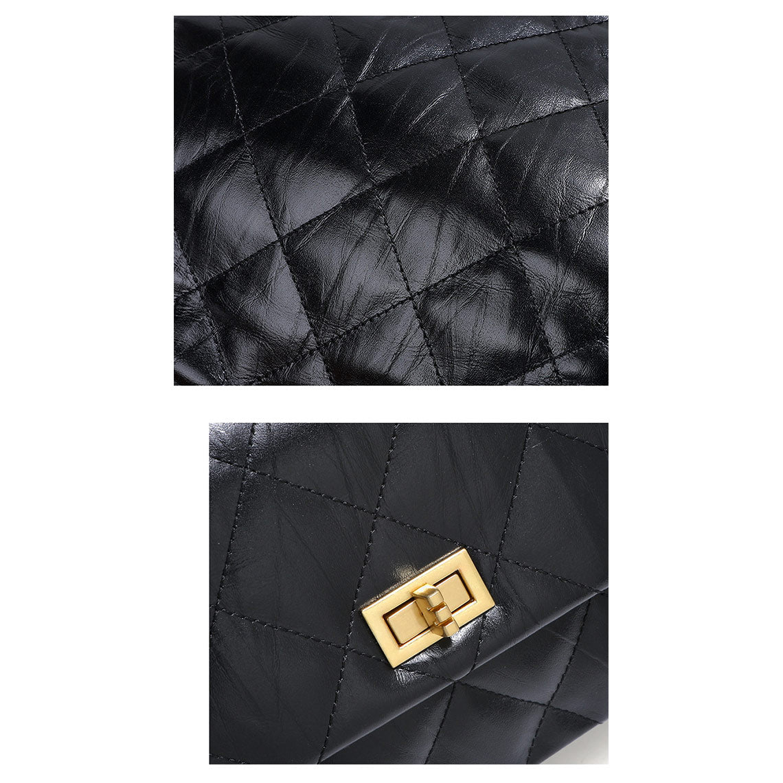 Top Grain Leather Chic Quilted Flap Bag – POPSEWING®
