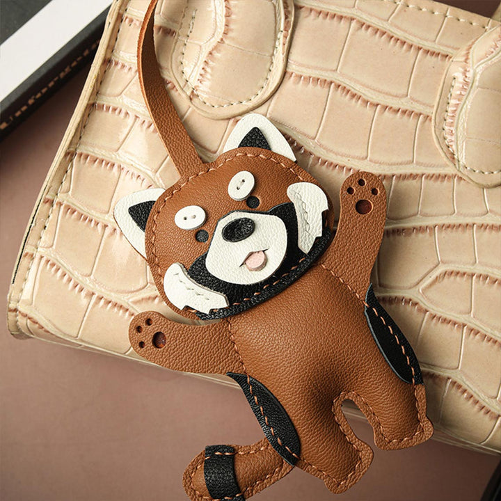 POPSEWING® Leather Raccoon Keychain Charm DIY Kit