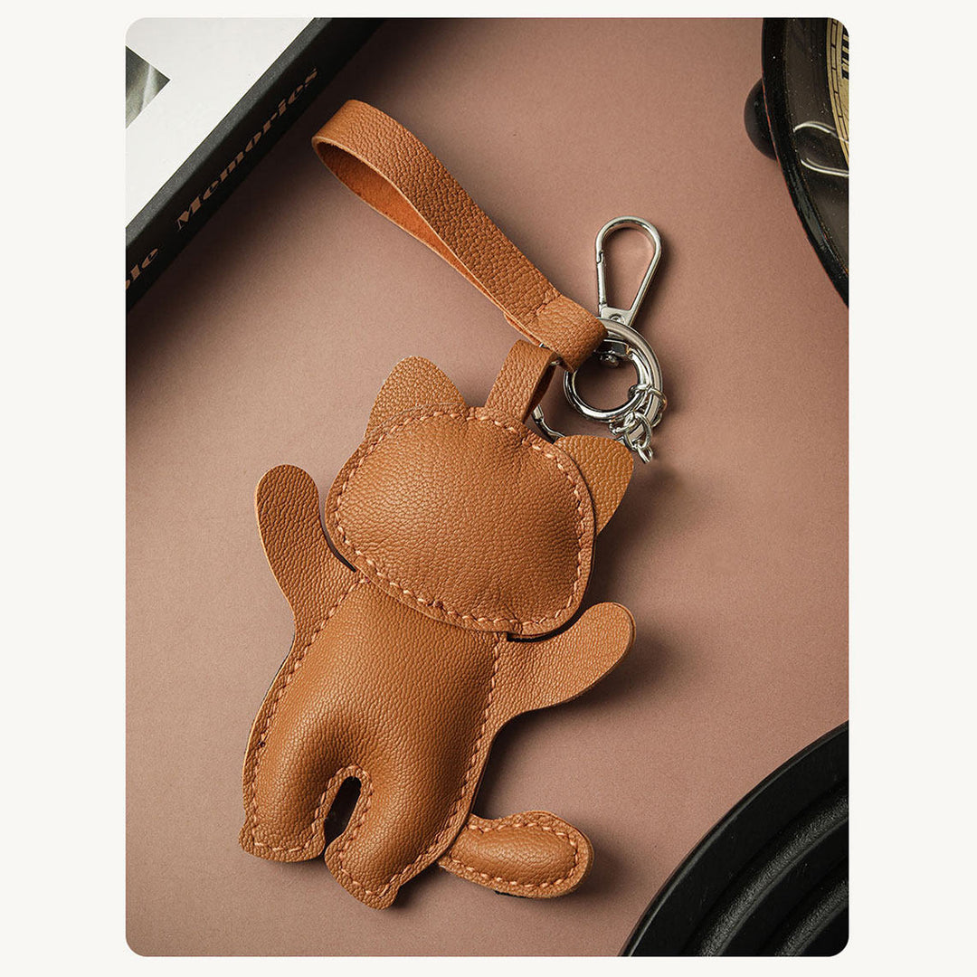 POPSEWING® Leather Raccoon Keychain Charm DIY Kit