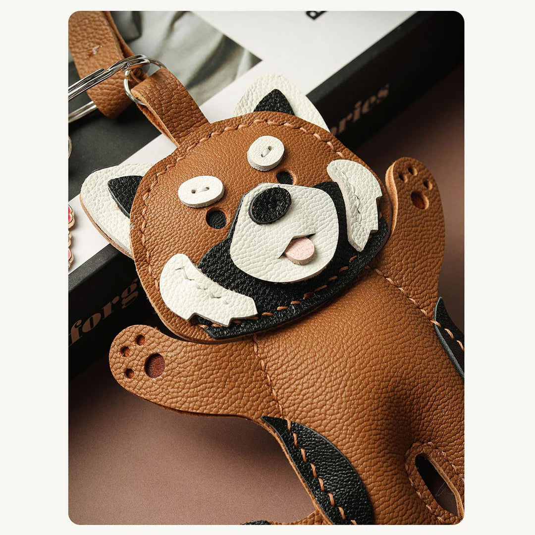 Duy Raccoon Raccoon Leather Keychain DIY Kit | Beginner Sewing Project – POPSEWING®