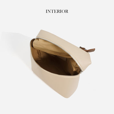 Small Leather Backpack Interior
