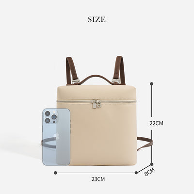 Small Leather Backpack Size