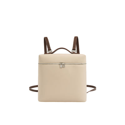 Inspired LP19 Backpack in White | Cute Leather Backpack