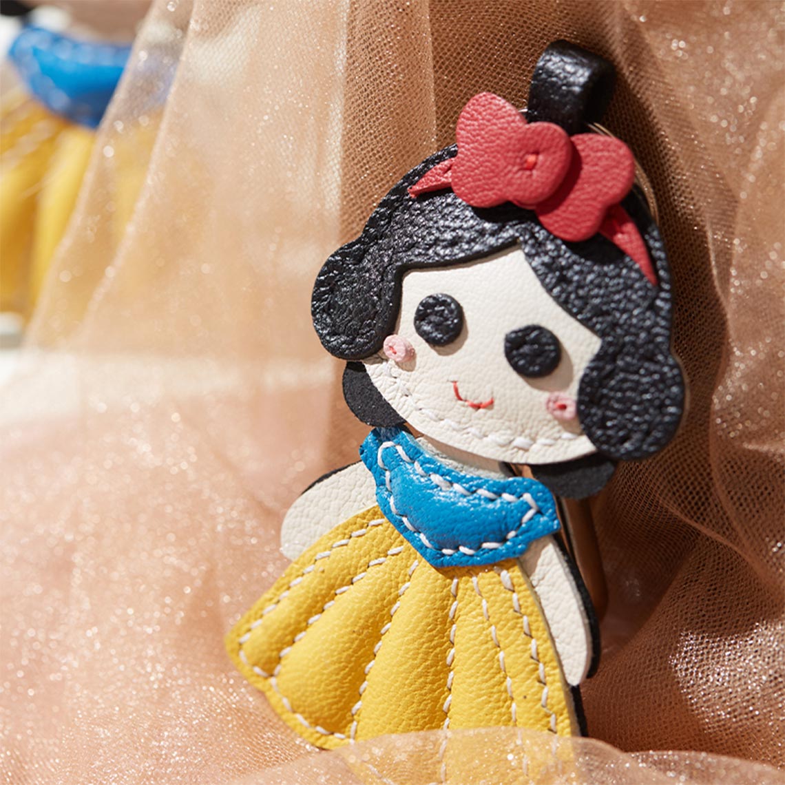 Princess Snow White Leather Keychain | Make a Snow White Charm Project - POPSEWING®