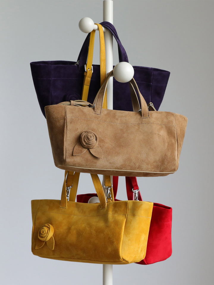 Suede handbag women | handbag with crossbody strap