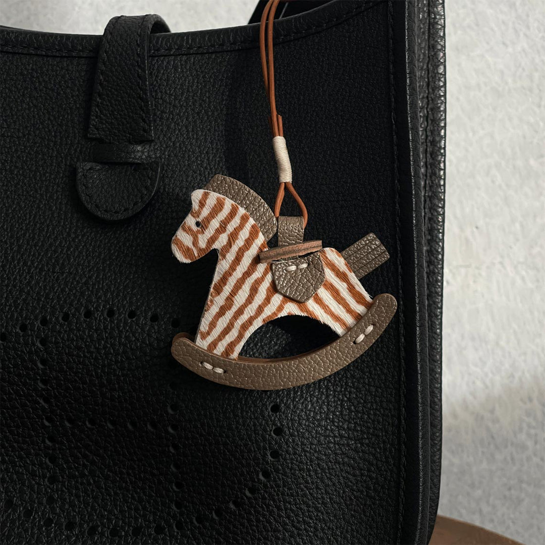POPSEWING® Leather Fur Horse Charm